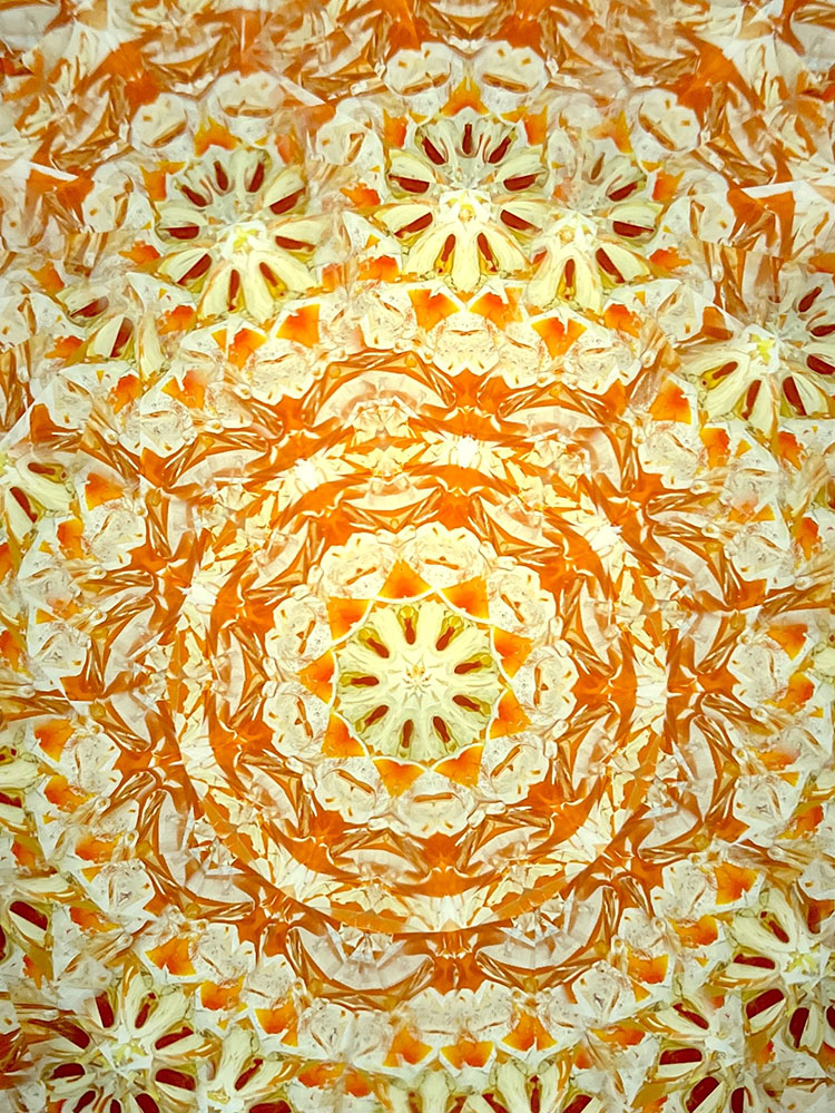 林和子「しあわせいろ 灯台」(HK1083)3ミラー・オイルタイプ 万華鏡