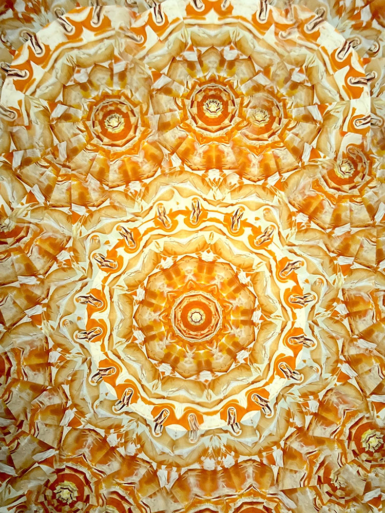 林和子「しあわせいろ 灯台」(HK1083)3ミラー・オイルタイプ 万華鏡