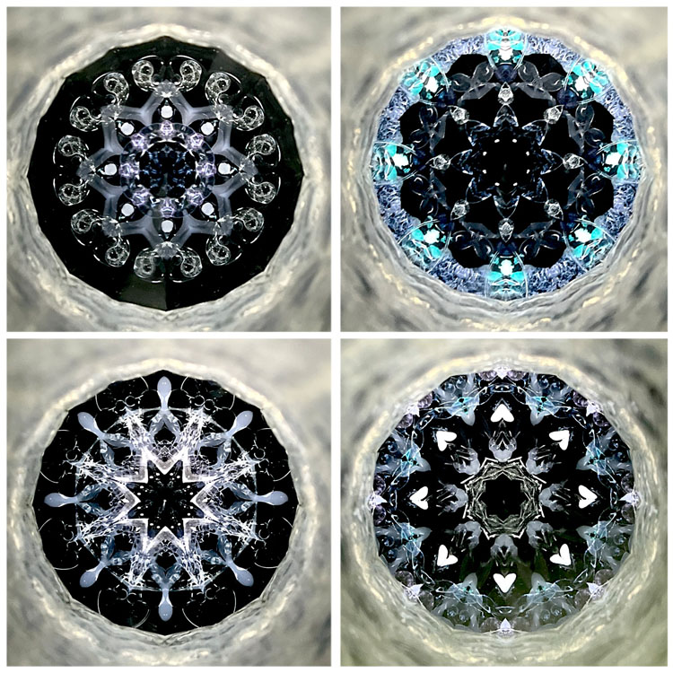 堀越順子「和花 -murasakibana-（黒）」（HJ4007）2ミラー・オイル