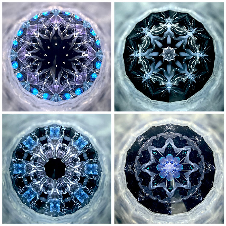 堀越順子「和花 -murasakibana-（黒）」（HJ4007）2ミラー