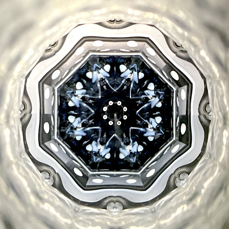 象彦　万華鏡 若林寛「HANAMIZUKI」(WH6012)2ミラー・ドライタイプ 万華鏡専門店