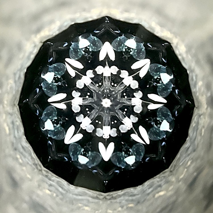 堀越順子「和花 -murasakibana-（黒）」（HJ4007）2ミラー・オイル