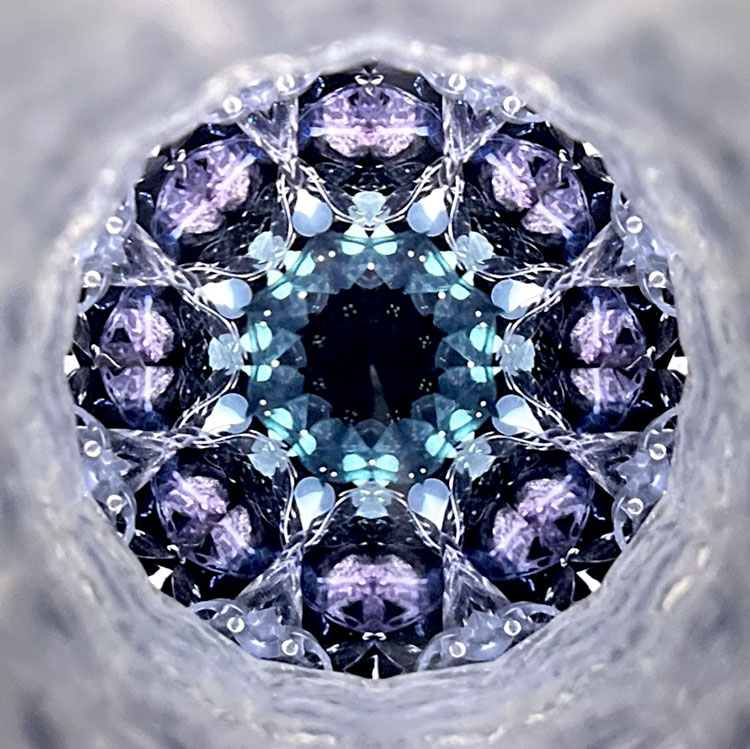 堀越順子「和花 -murasakibana-（黒）」（HJ4007）2ミラー・オイル