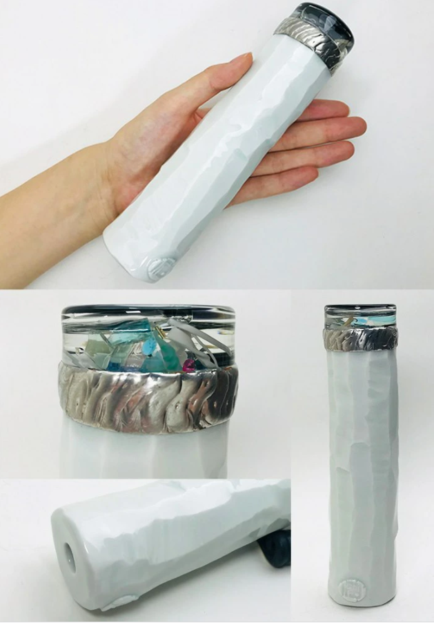 清野一郎_白銀_陶器万華鏡２_外部
