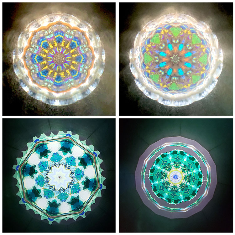 関一「フラワーチャームペンダント万華鏡 - テレイド Pink -」（SE-STP