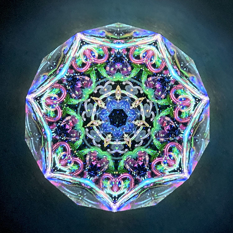 舘川 瑞江 「シャトー(Green)」(TM6029)2ミラー・オイル 舘川 瑞江 「シャトー(Green)」(TM6029)2ミラー・オイル