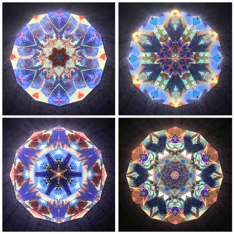 吉田勝次「秩父銘仙万華鏡 回転式」（YK4009）2ミラー・オイル