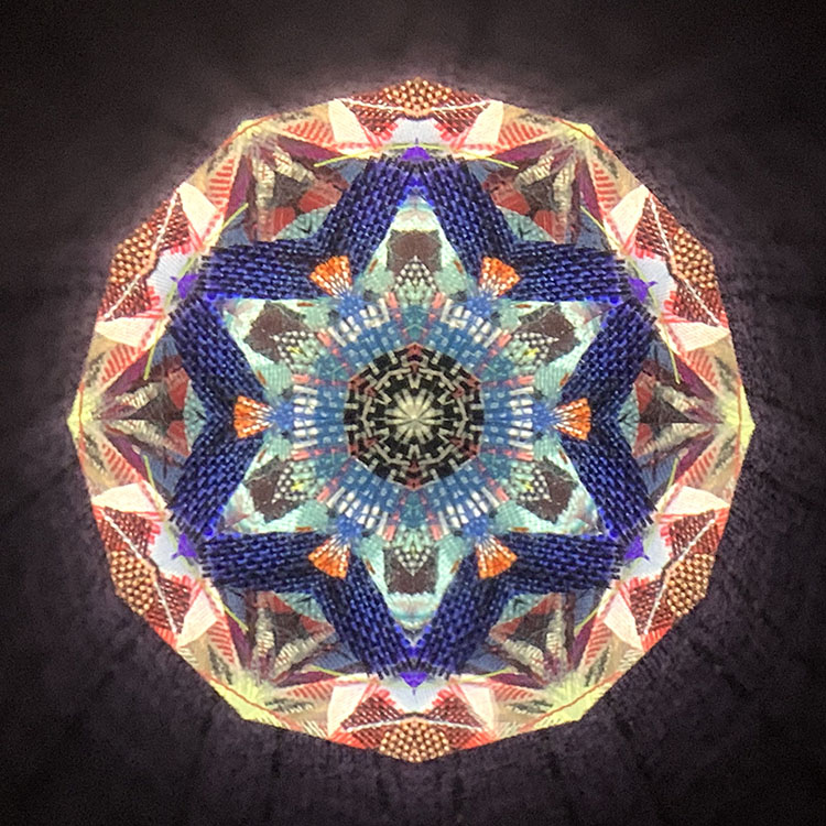 吉田勝次「秩父銘仙万華鏡 回転式」（YK4009）2ミラー・オイルタイプ