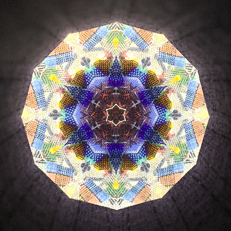 吉田勝次「秩父銘仙万華鏡 回転式」（YK4009）2ミラー・オイルタイプ